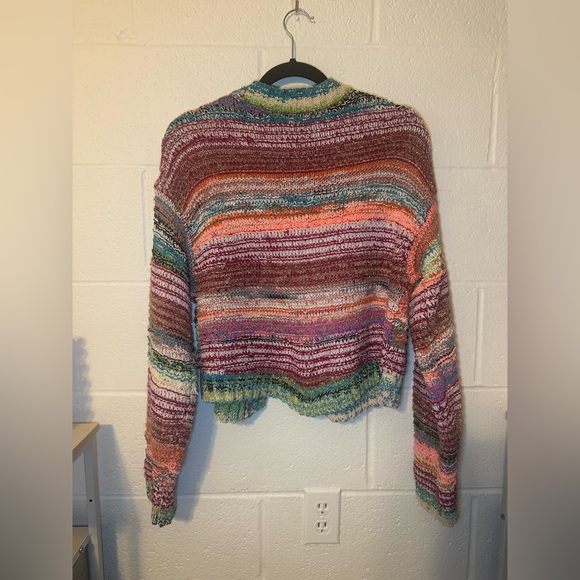 Wild Fable Open Colorful Statement Cardigan NWT - Picture 7 of 8